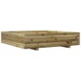 Pflanzgefäß aus imprägniertem Kiefernholz, 110 x 110 x 26,5 cm von , Töpfe und Pflanzgefäße - Ref: Foro24-847327, Preis: 130,...