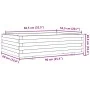 Pflanzgefäß aus massivem Weißkiefernholz, 90 x 40 x 26,5 cm von , Töpfe und Pflanzgefäße - Ref: Foro24-847344, Preis: 95,94 €...