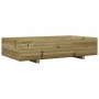 Impregnated pine wood planter 110x60x26.5 cm by , Pots and planters - Ref: Foro24-847352, Price: 96,13 €, Discount: %