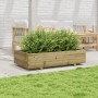 Impregnated pine wood planter 110x60x26.5 cm by , Pots and planters - Ref: Foro24-847352, Price: 97,26 €, Discount: %