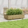 Impregnated pine wood planter 110x60x26.5 cm by , Pots and planters - Ref: Foro24-847352, Price: 96,13 €, Discount: %