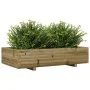 Impregnated pine wood planter 110x60x26.5 cm by , Pots and planters - Ref: Foro24-847352, Price: 96,13 €, Discount: %