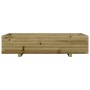 Pflanzgefäß aus imprägniertem Kiefernholz, 110 x 60 x 26,5 cm von , Töpfe und Pflanzgefäße - Ref: Foro24-847352, Preis: 97,14...
