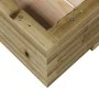 Impregnated pine wood planter 110x60x26.5 cm by , Pots and planters - Ref: Foro24-847352, Price: 96,13 €, Discount: %