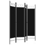 Divider screen with 4 panels black 160x180 cm by vidaXL, Room dividers - Ref: Foro24-320705, Price: 38,88 €, Discount: %