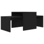 Couchtisch-Set aus schwarzem Sperrholz, 100 x 48 x 40 cm von vidaXL, Couchtisch - Ref: Foro24-802913, Preis: 49,65 €, Rabatt: %
