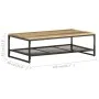 Couchtisch aus massivem recyceltem Holz 110x60x35 cm von vidaXL, Couchtisch - Ref: Foro24-320245, Preis: 136,55 €, Rabatt: %