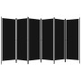 Divider screen with 6 panels black 300x180 cm by vidaXL, Room dividers - Ref: Foro24-320730, Price: 45,79 €, Discount: %