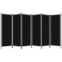 Divider screen with 6 panels black 300x180 cm by vidaXL, Room dividers - Ref: Foro24-320730, Price: 60,78 €, Discount: %