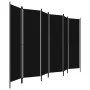 Divider screen with 6 panels black 300x180 cm by vidaXL, Room dividers - Ref: Foro24-320730, Price: 60,78 €, Discount: %
