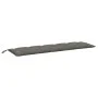 Garden bench cushions 2 pcs dark gray melange fabric 180x50x7 cm by , Cushions for chairs and sofas - Ref: Foro24-4002620, Pr...