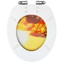 Soft-close MDF toilet seat cover with savannah design by vidaXL, Toilet and bidet seats - Ref: Foro24-146919, Price: 50,98 €,...