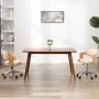 Swivel dining chairs 2 pcs curved wood cream leather by vidaXL, dining chairs - Ref: Foro24-3054932, Price: 275,70 €, Discoun...