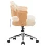 Swivel dining chairs 2 pcs curved wood cream leather by vidaXL, dining chairs - Ref: Foro24-3054932, Price: 275,70 €, Discoun...