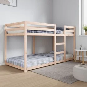 Etagenbett aus massivem Kiefernholz, 90 x 200 cm von , Betten und Lattenroste - Ref: Foro24-3206504, Preis: 165,20 €, Rabatt: %