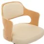 Swivel dining chairs 2 pcs curved wood cream leather by vidaXL, dining chairs - Ref: Foro24-3054932, Price: 275,70 €, Discoun...