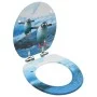 MDF soft close toilet seat with penguin design by vidaXL, Toilet and bidet seats - Ref: Foro24-146917, Price: 52,41 €, Discou...