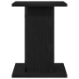 Soporte de plantas 2 pcs Roble negro 30 x 30 x 40 cm