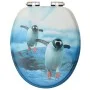 MDF soft close toilet seat with penguin design by vidaXL, Toilet and bidet seats - Ref: Foro24-146917, Price: 52,41 €, Discou...