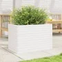 Massive weiße Kiefernholz-Pflanzschale 70x40x46 cm von , Töpfe und Pflanzgefäße - Ref: Foro24-3282440, Preis: 129,92 €, Rabat...