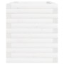 Jardinera de madera maciza de pino blanca 70x40x46 cm de , Maceteros y jardineras - Ref: Foro24-3282440, Precio: 132,07 €, De...