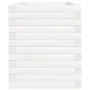 Massive weiße Kiefernholz-Pflanzschale 70x40x46 cm von , Töpfe und Pflanzgefäße - Ref: Foro24-3282440, Preis: 129,92 €, Rabat...