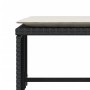 Gartenliege mit schwarzem Kunststoff-Rattan-Fußhocker von , Gartensets - Ref: Foro24-368616, Preis: 117,77 €, Rabatt: %