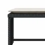 Sillón de jardín con reposapiés ratán sintético negro by , Garden sets - Ref: Foro24-368616, Price: 116,03 €, Discount: %
