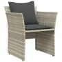 Sillón de jardín con reposapiés ratán sintético gris claro by , Garden sets - Ref: Foro24-368621, Price: 119,06 €, Discount: %