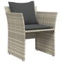 Sillón de jardín con reposapiés ratán sintético gris claro by , Garden sets - Ref: Foro24-368621, Price: 121,12 €, Discount: %