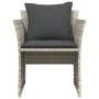 Sillón de jardín con reposapiés ratán sintético gris claro by , Garden sets - Ref: Foro24-368621, Price: 119,06 €, Discount: %
