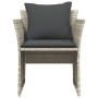 Sillón de jardín con reposapiés ratán sintético gris claro by , Garden sets - Ref: Foro24-368621, Price: 121,12 €, Discount: %