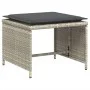 Sillón de jardín con reposapiés ratán sintético gris claro by , Garden sets - Ref: Foro24-368621, Price: 119,06 €, Discount: %