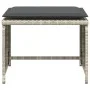 Sillón de jardín con reposapiés ratán sintético gris claro by , Garden sets - Ref: Foro24-368621, Price: 119,06 €, Discount: %