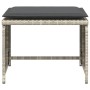 Sillón de jardín con reposapiés ratán sintético gris claro by , Garden sets - Ref: Foro24-368621, Price: 121,12 €, Discount: %