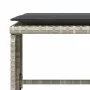 Sillón de jardín con reposapiés ratán sintético gris claro by , Garden sets - Ref: Foro24-368621, Price: 119,06 €, Discount: %