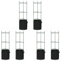 Tomatenstützen mit 6 Stück aus Stahl und PP-Tasche, 116 cm. von , Topfständer - Ref: Foro24-3281488, Preis: 136,56 €, Rabatt: %