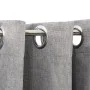 Blackout curtain with gray linen look eyelets 290x245 cm by vidaXL, Curtains and curtains - Ref: Foro24-321171, Price: 42,51 ...