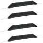 Túneles de malla 4 uds de acero y polietileno negro by , Mulch - Ref: Foro24-3281504, Price: 72,38 €, Discount: %