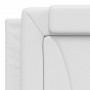 Bed frame with LED lights white synthetic leather 180x200 cm by , Beds and slatted bases - Ref: Foro24-3214037, Price: 263,77...