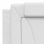 Bed frame with LED lights white synthetic leather 180x200 cm by , Beds and slatted bases - Ref: Foro24-3214037, Price: 264,76...