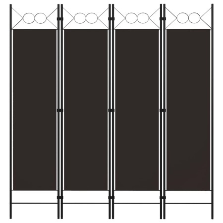 Brauner 4-teiliger Trennwand 160x180 cm von vidaXL, Raumteiler - Ref: Foro24-320703, Preis: 37,27 €, Rabatt: %