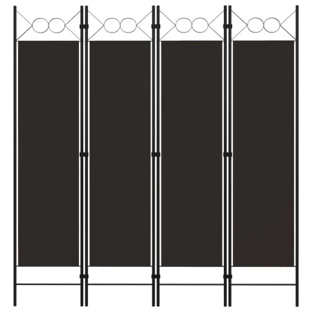 Brown 4-panel divider screen 160x180 cm by vidaXL, Room dividers - Ref: Foro24-320703, Price: 36,51 €, Discount: %