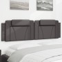 Gepolstertes Bettkopfteil aus grauem Kunstleder, 180 cm von , Kopf- und Fußteile - Ref: Foro24-374807, Preis: 65,53 €, Rabatt: %