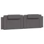 Gray synthetic leather padded bed headboard 180 cm by , Headboards and footboards - Ref: Foro24-374807, Price: 64,41 €, Disco...
