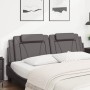 Gepolstertes Bettkopfteil aus grauem Kunstleder, 180 cm von , Kopf- und Fußteile - Ref: Foro24-374807, Preis: 65,53 €, Rabatt: %