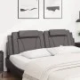 Gray synthetic leather padded bed headboard 180 cm by , Headboards and footboards - Ref: Foro24-374807, Price: 64,41 €, Disco...