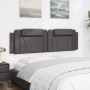 Gepolstertes Bettkopfteil aus grauem Kunstleder, 180 cm von , Kopf- und Fußteile - Ref: Foro24-374807, Preis: 65,53 €, Rabatt: %