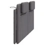 Cabecero de cama acolchado cuero sintético gris 180 cm de , Cabeceros y pies de cama - Ref: Foro24-374807, Precio: 64,38 €, D...