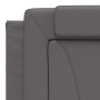 Gepolstertes Bettkopfteil aus grauem Kunstleder, 180 cm von , Kopf- und Fußteile - Ref: Foro24-374807, Preis: 65,53 €, Rabatt: %